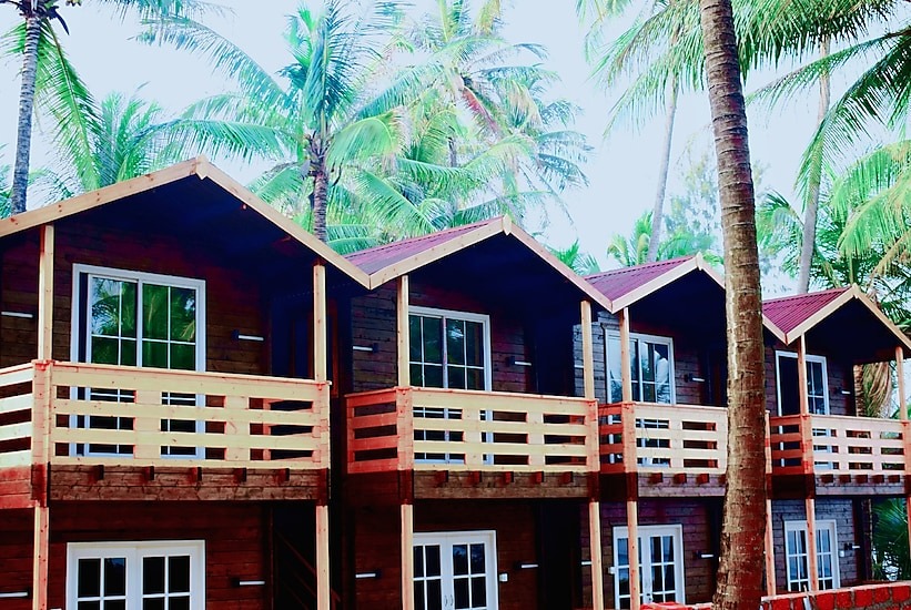 Non AC Sea View Wooden Cottages